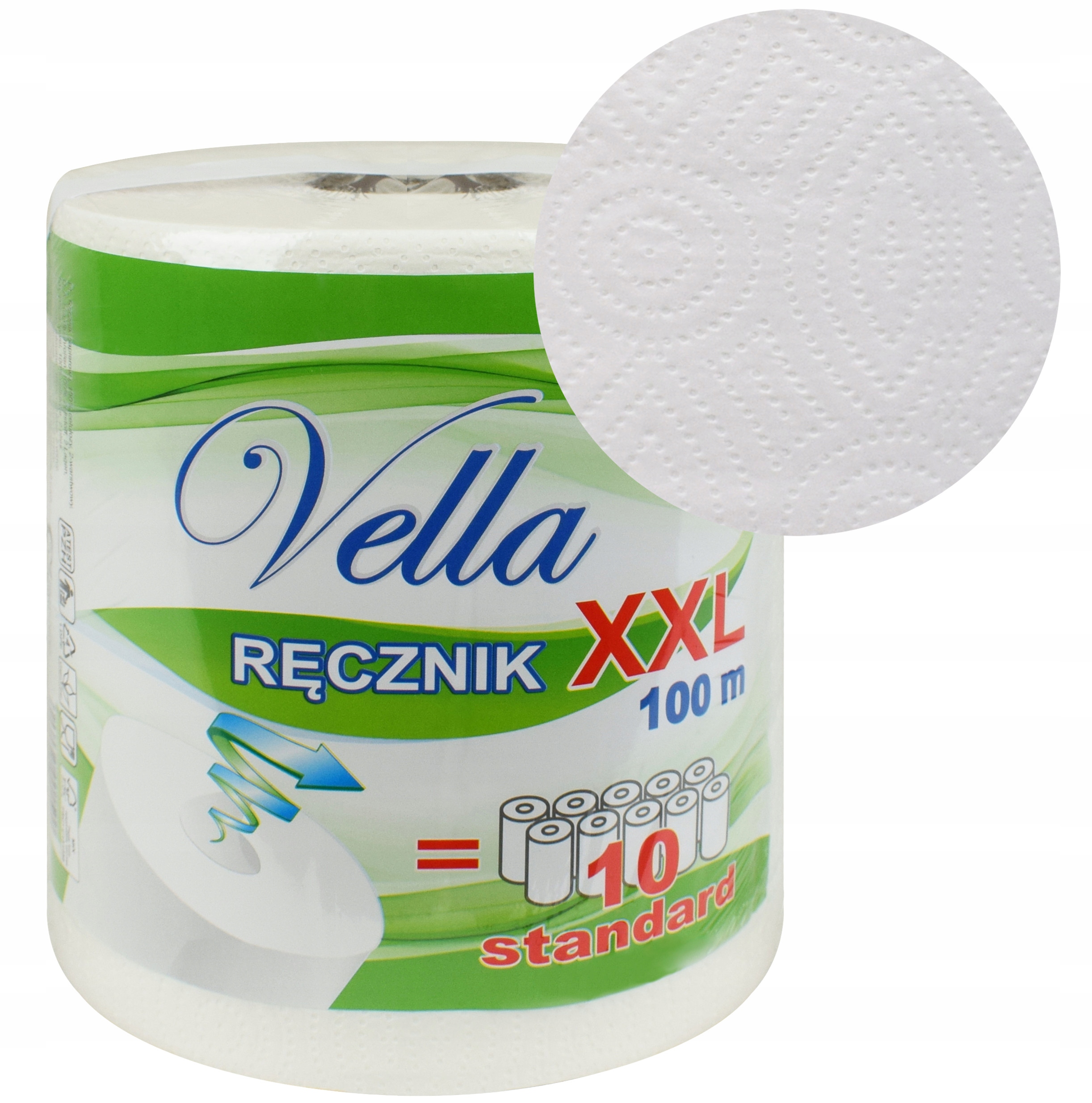 

Ręcznik Papierowy 2 warstwowy 100% Celuloza 100mb