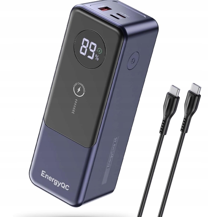 Powerbanka 24000mAh EnergyQC Pd 3.0 Qc 65W Dual Typ-C 88.8Wh 5V 3A