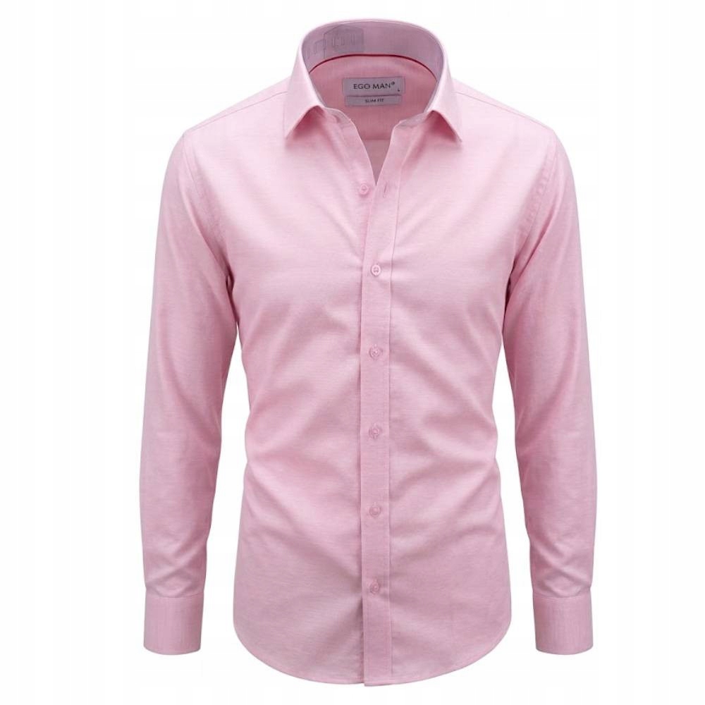 Ego Man košile pánská S0324-06 slim fit XL růžová