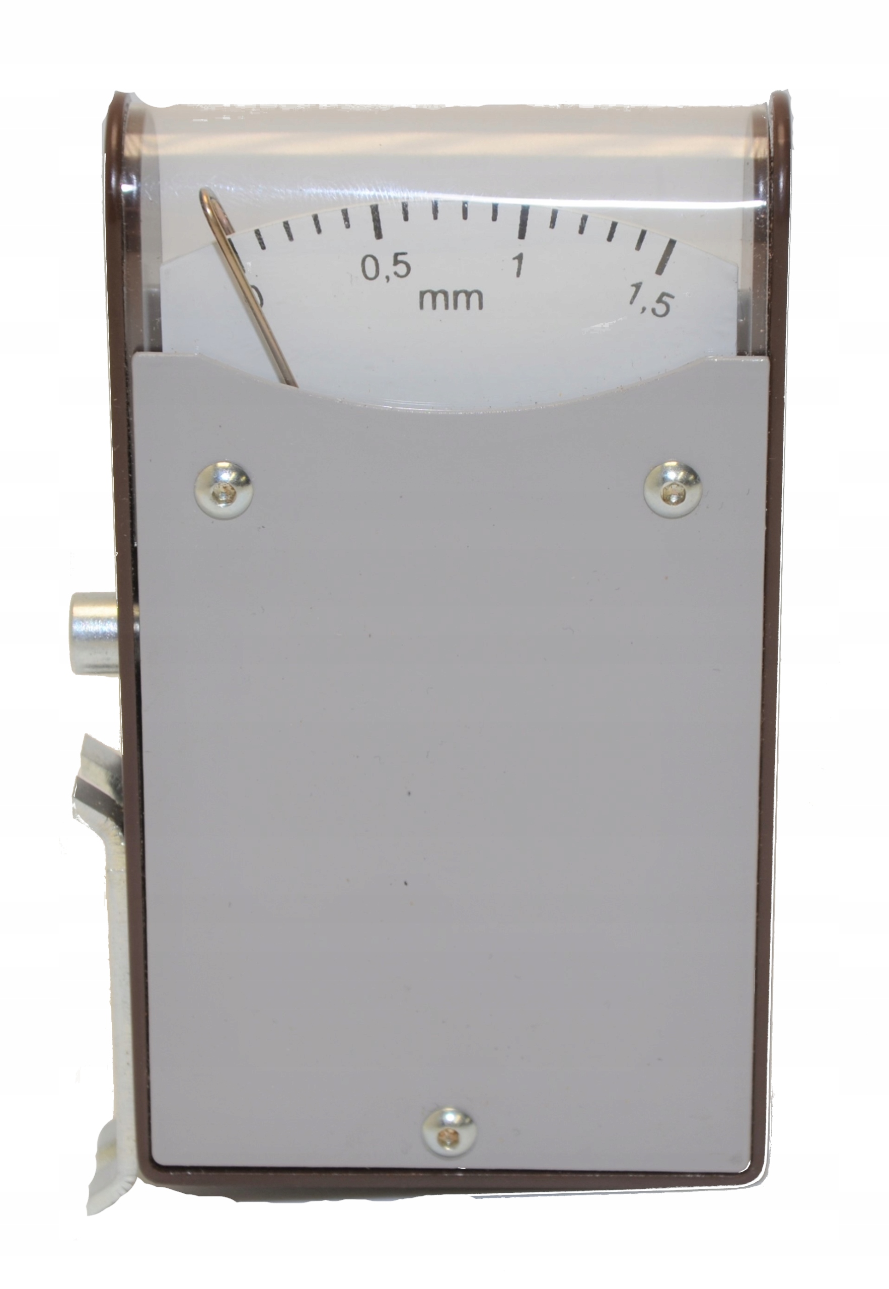 Měřič pro měření rozevření zubů trakčních pil