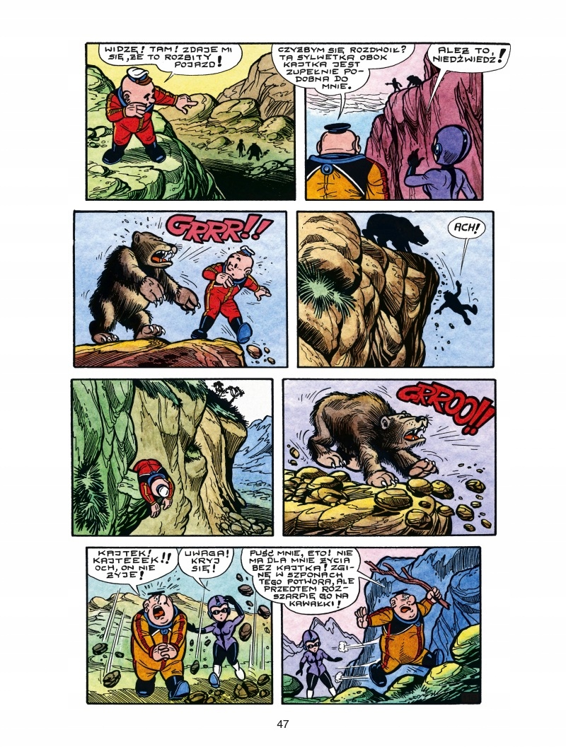 KAJTEK I KOKO W KOSMOSIE TOM 2 TWIERDZA TYRANA JANUSZ CHRISTA Wydawnictwo Egmont