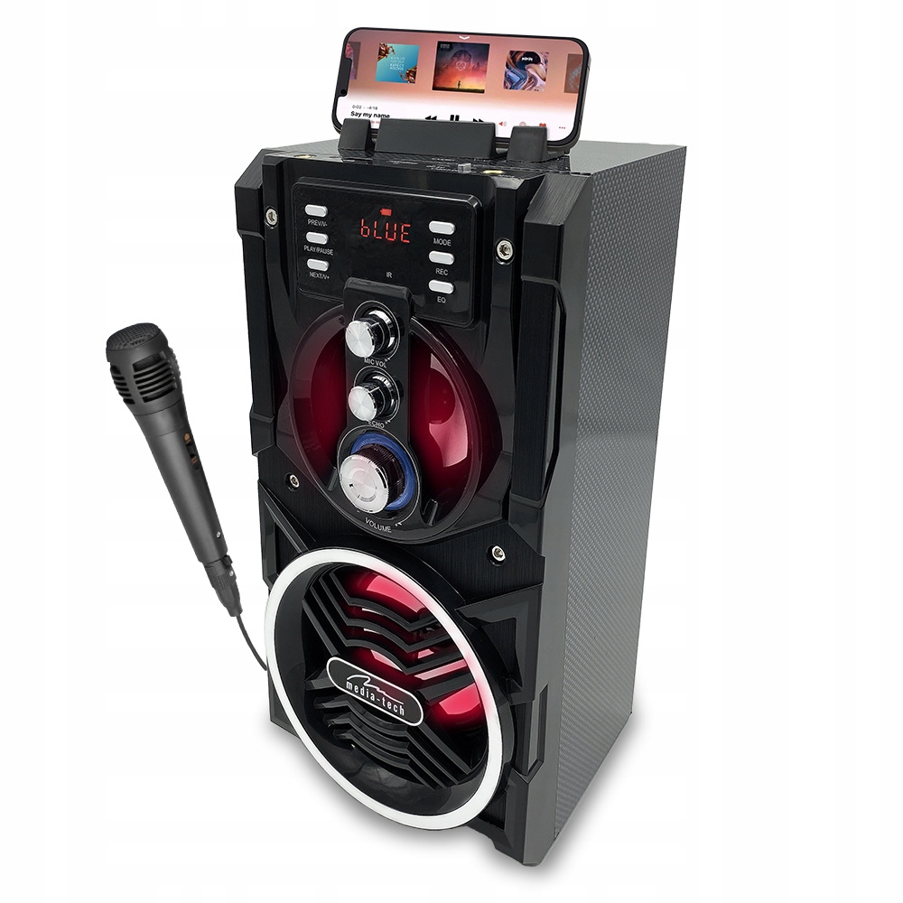 Partybox Kolumna Aktywna głośnik przenośny Bt Bezprzewodowy Boombox Karaoke