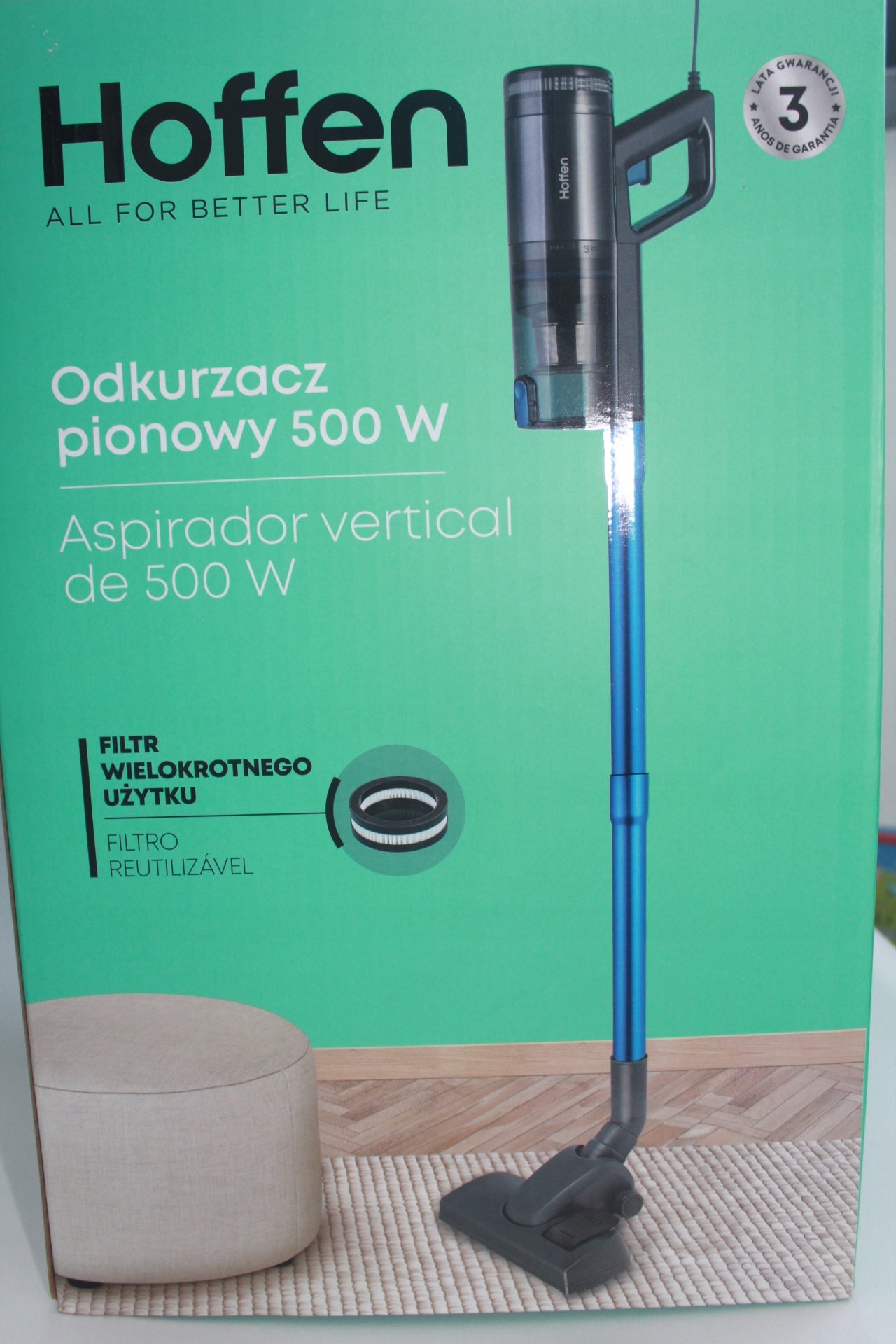 Odkurzacz pionowy Hoffen AD-0548 czarny