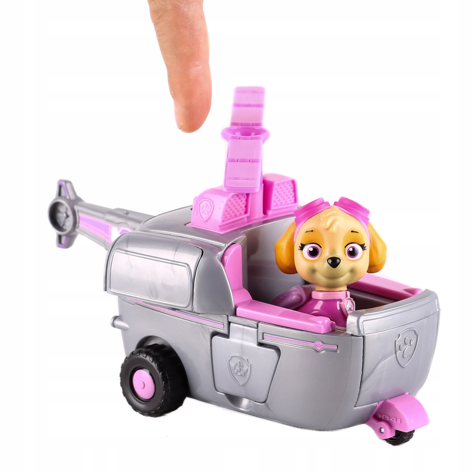 PSI PATROL HELIKOPTER TRANSFORMUJĄCY FIGURKA SKYE Model Skye Transforming Helicopter