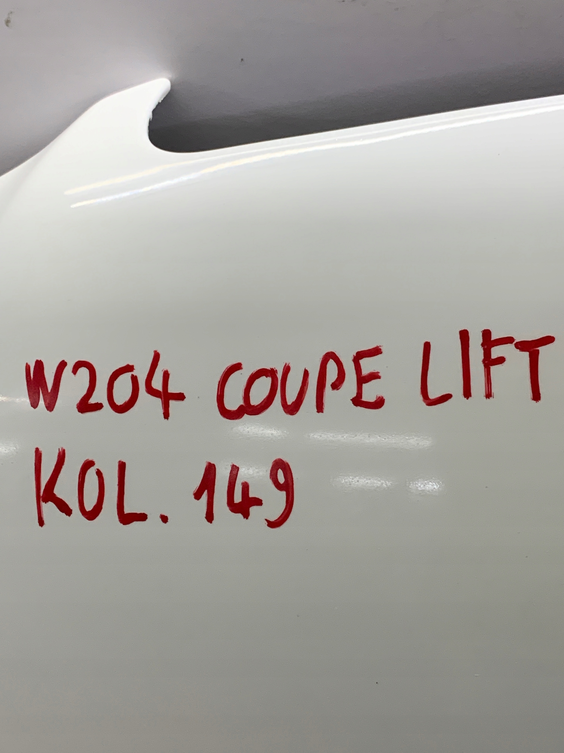 bonnet MERCEDES W204 COUPE LIFT (2011-2014) colour 149