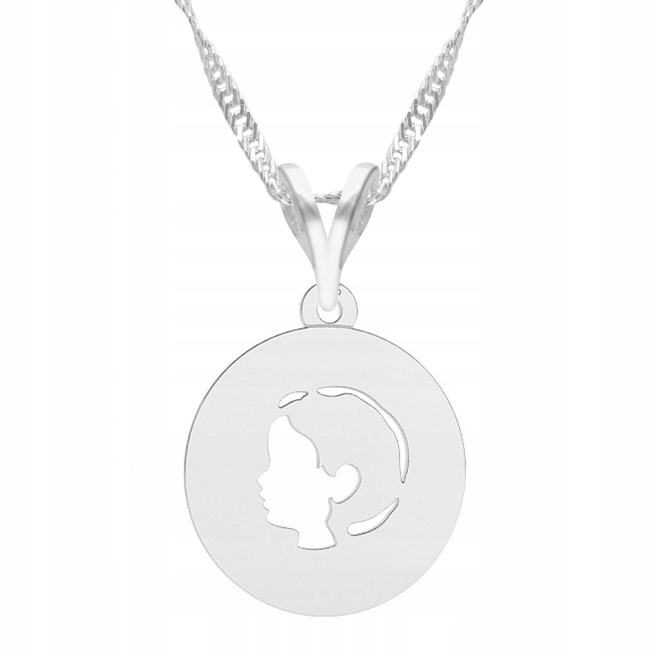 Stříbrný náhrdelník Chlapec Postava Dítě Syn Rodina Stříbro 925