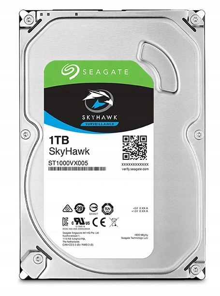 Disk Seagate SkyHawk 1TB Sata III pro 24/7 provoz pro Cctv