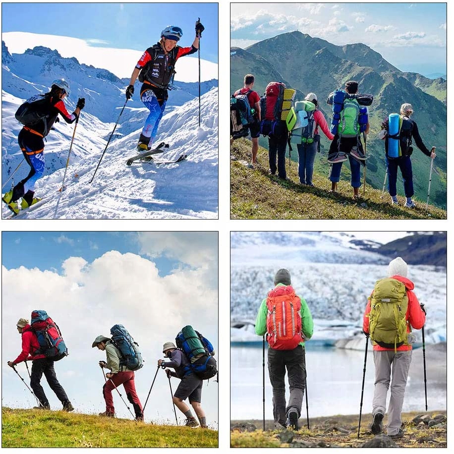 10x NASADKI NAKŁADKI KOŃCÓWKI TRAPER NA KIJE KIJKI NORDIC WALKING TREKKING Marka bez marki