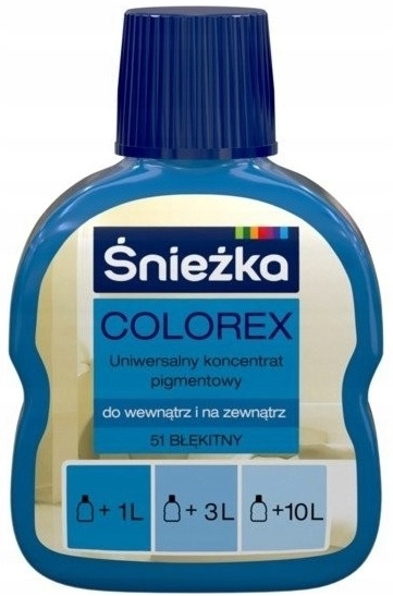 

Śnieżka Pigment Colorex Błękitny 51 100ML