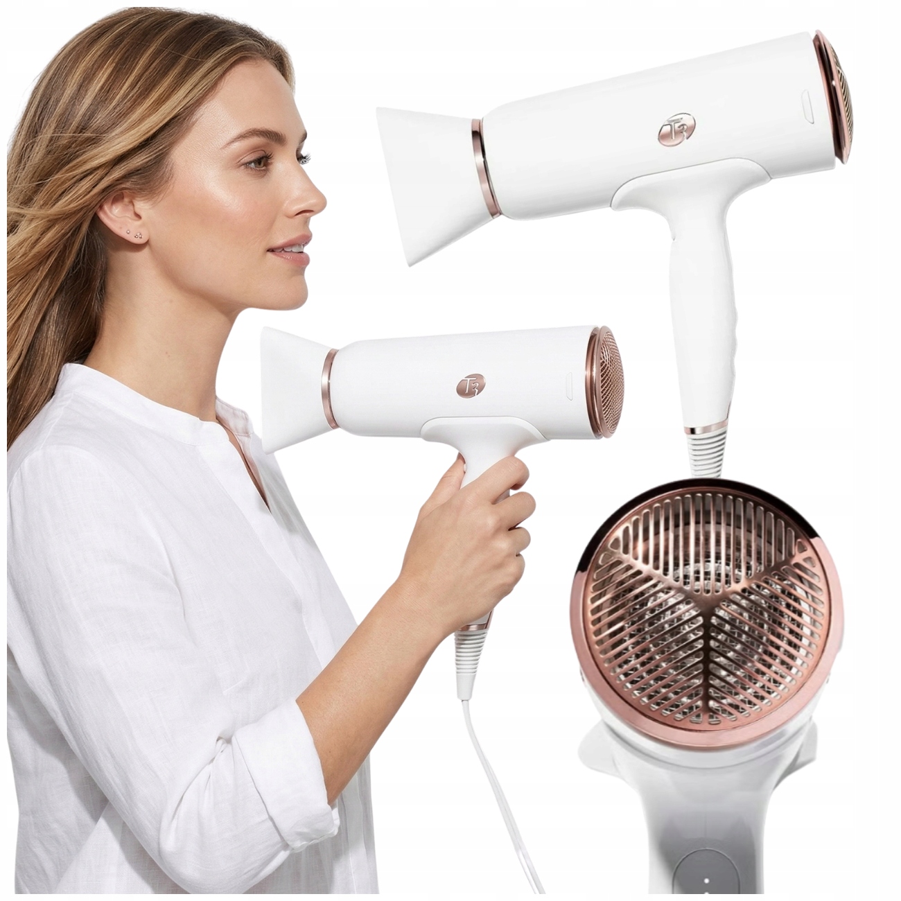 Profesionální Vysoušeč Vlasů S Ionizací T3 Micro Cura Luxe