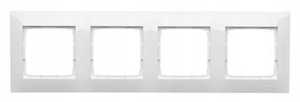 

Simon 54 Ramka 4-krotna poczwórna Biała DR4/11