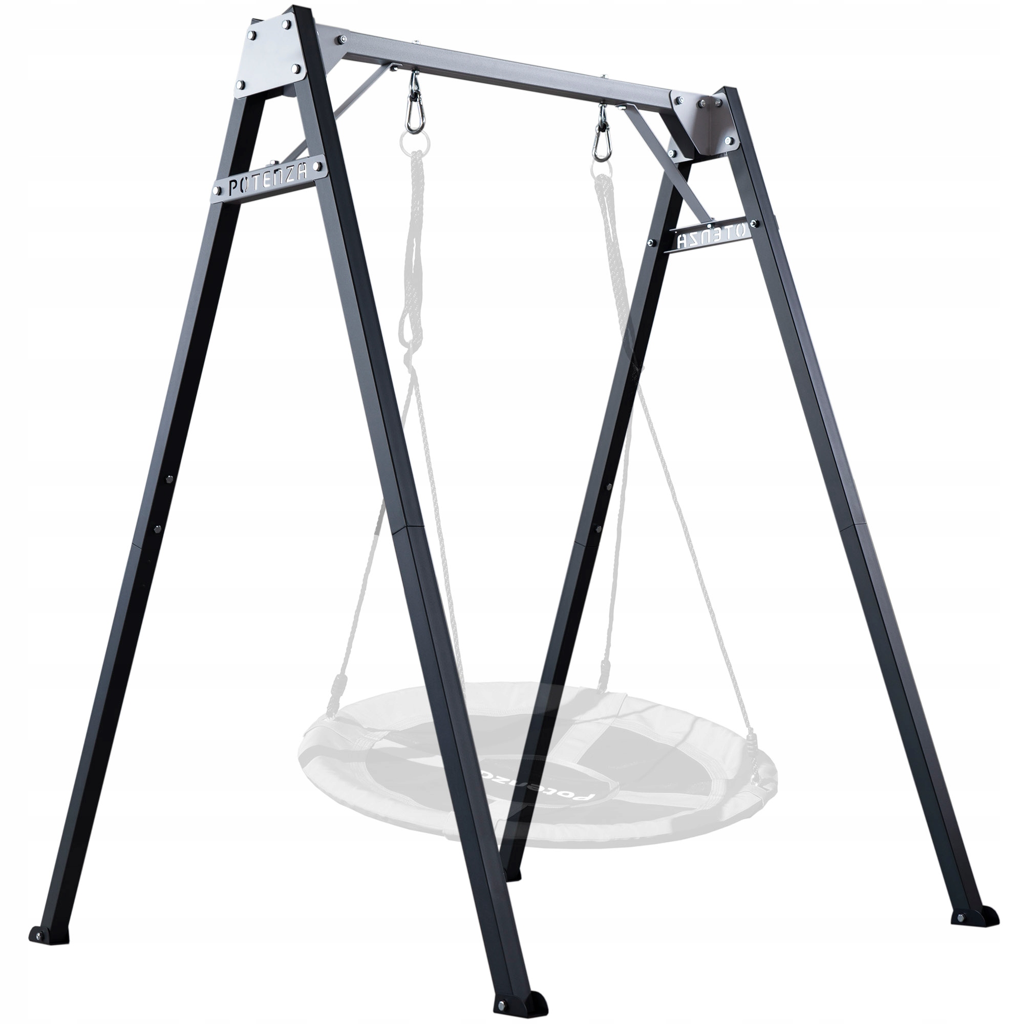 Huśtawka ogrodowa dla dzieci Ocynkowana jednostanowiskowa stalowa Potenza