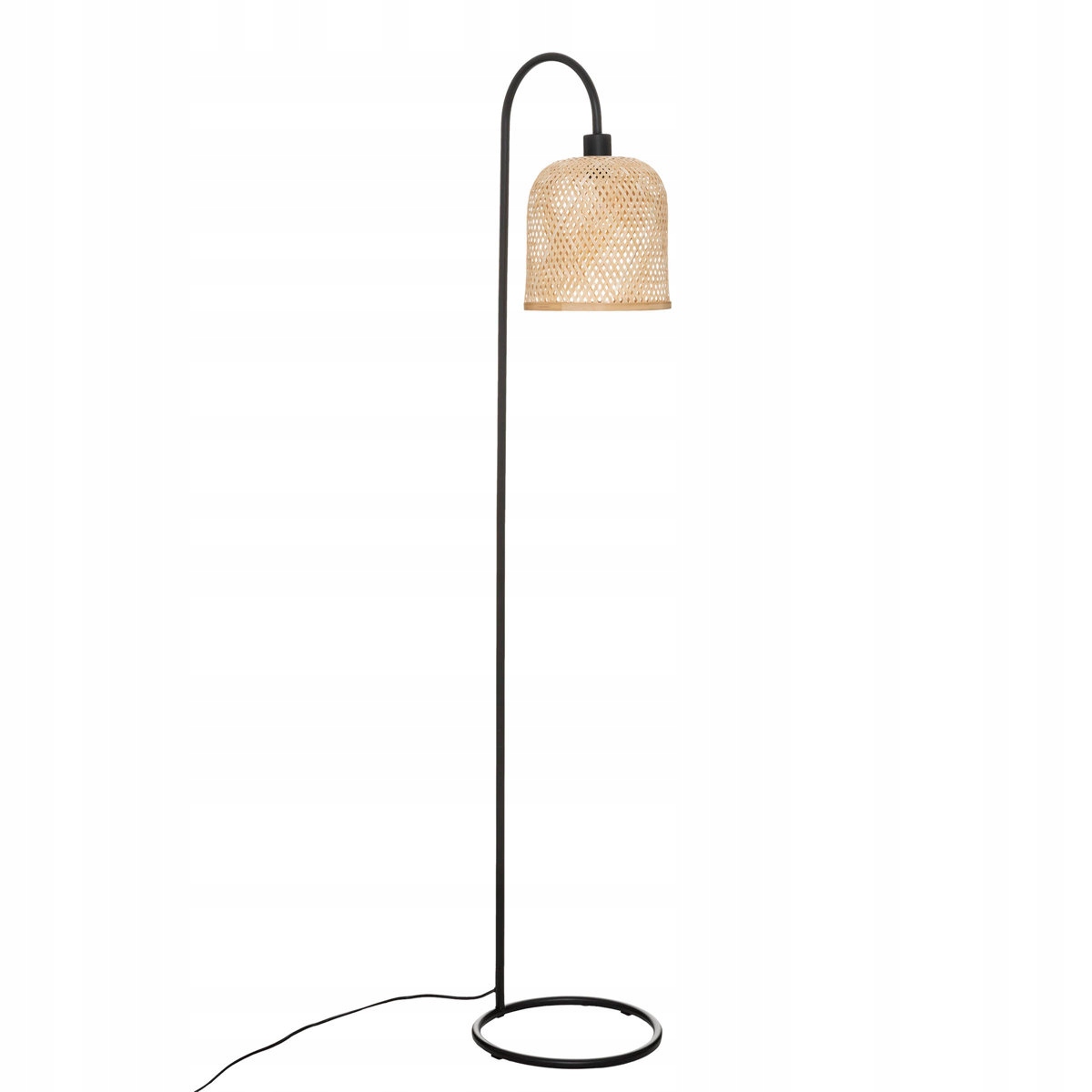 

Lampa stojąca Podłogowa Bambusowa pleciona Boho