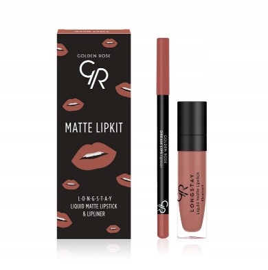 

Golden Rose Matte Lipkit Zastaw do Ust Warm Sable