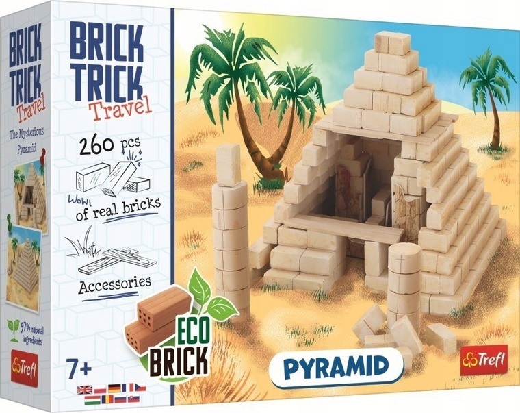 Buduj z Cegły Piramida 260 elementów Brick Trick