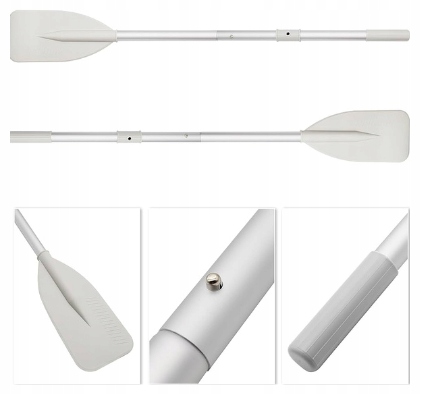 Wiosło do pontonu 132 cm profesjonalne składane komplet aluminium Pvc kpl 2