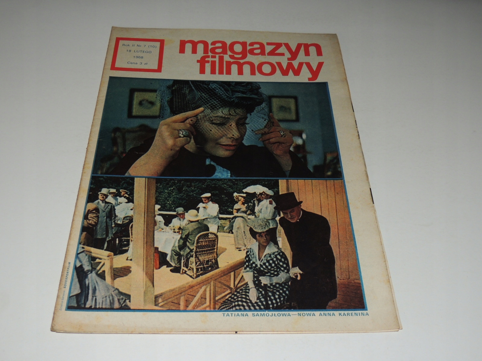 MAGAZYN FILMOWY 7/1968 Wajda Curtis Rybkowski