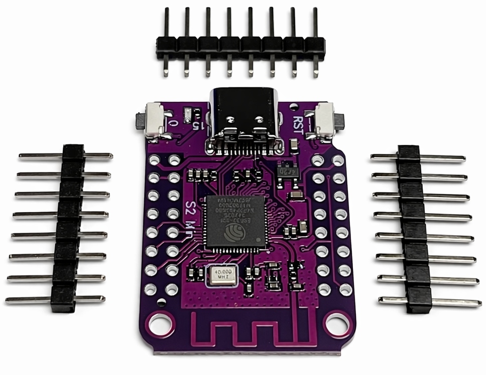 Sterownik ESP32-S2 S2 Mini V1.0.0 | 4MB Flash Płytka Piny
