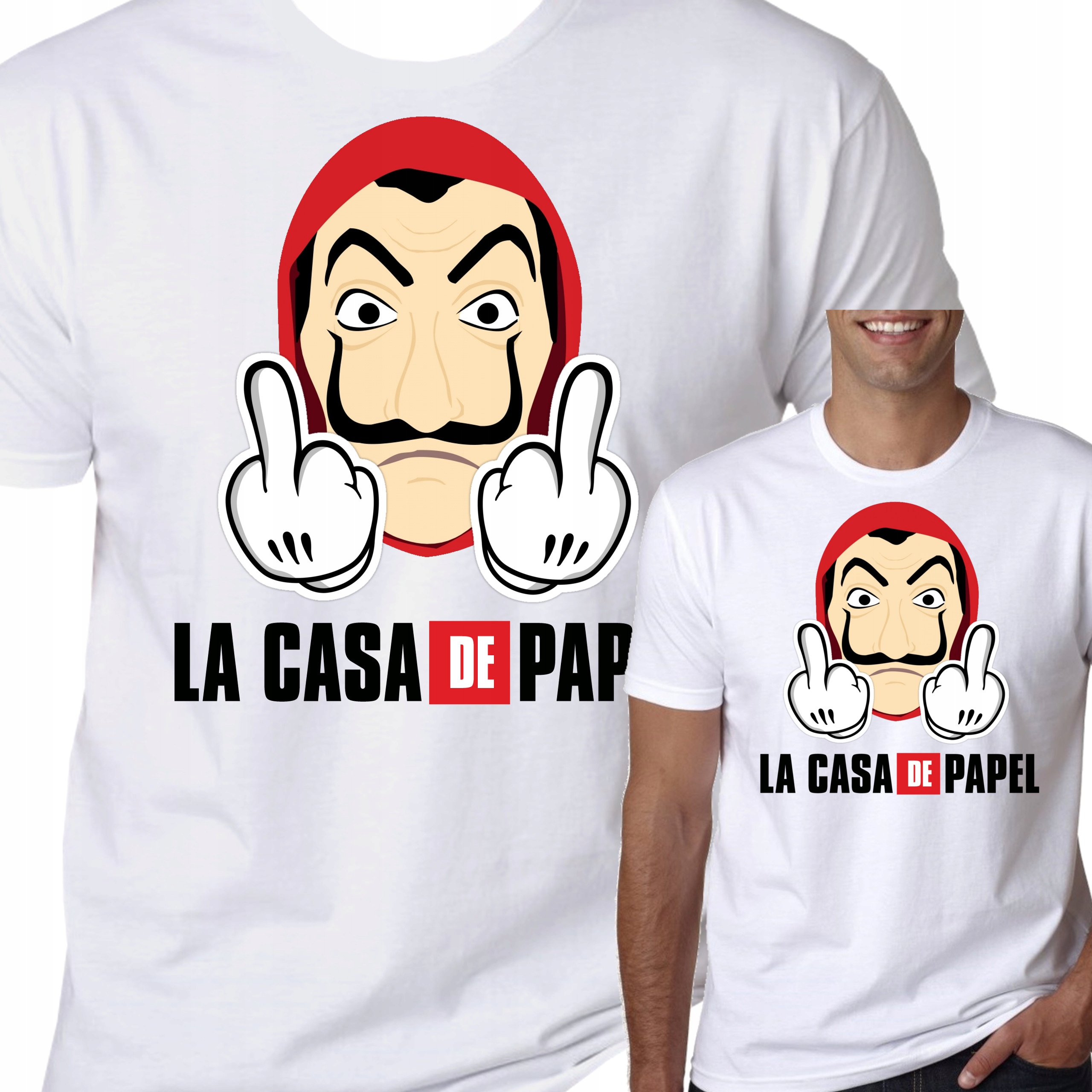 

T-Shirt Koszulka Dom Z Papieru La Casa De XL 0730