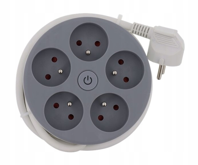 Bachmann Napájacia lišta 12x uzemnenie vypínač 2 m