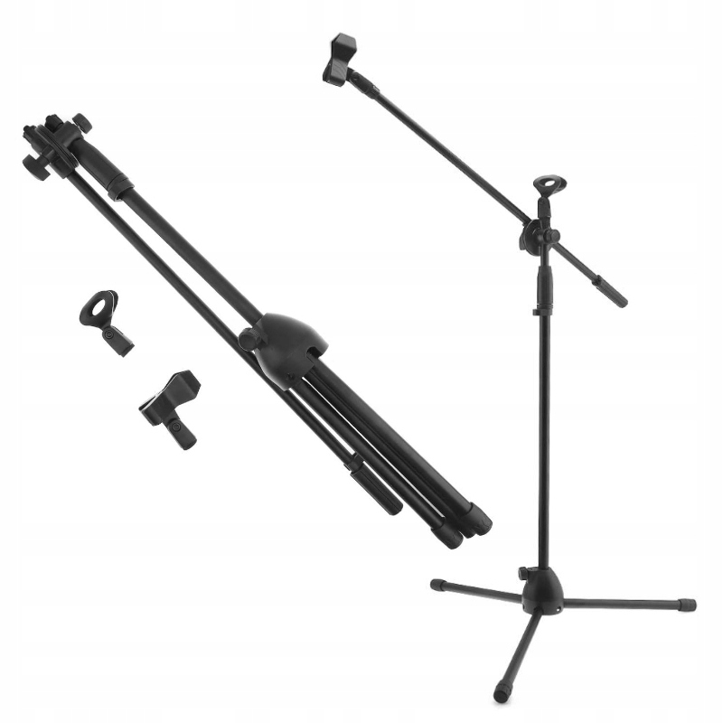 Zestaw Statyw do Mikrofonu z Mikrofon dynamiczny Rebel DM-604 +gąbka czarna Model DM-604