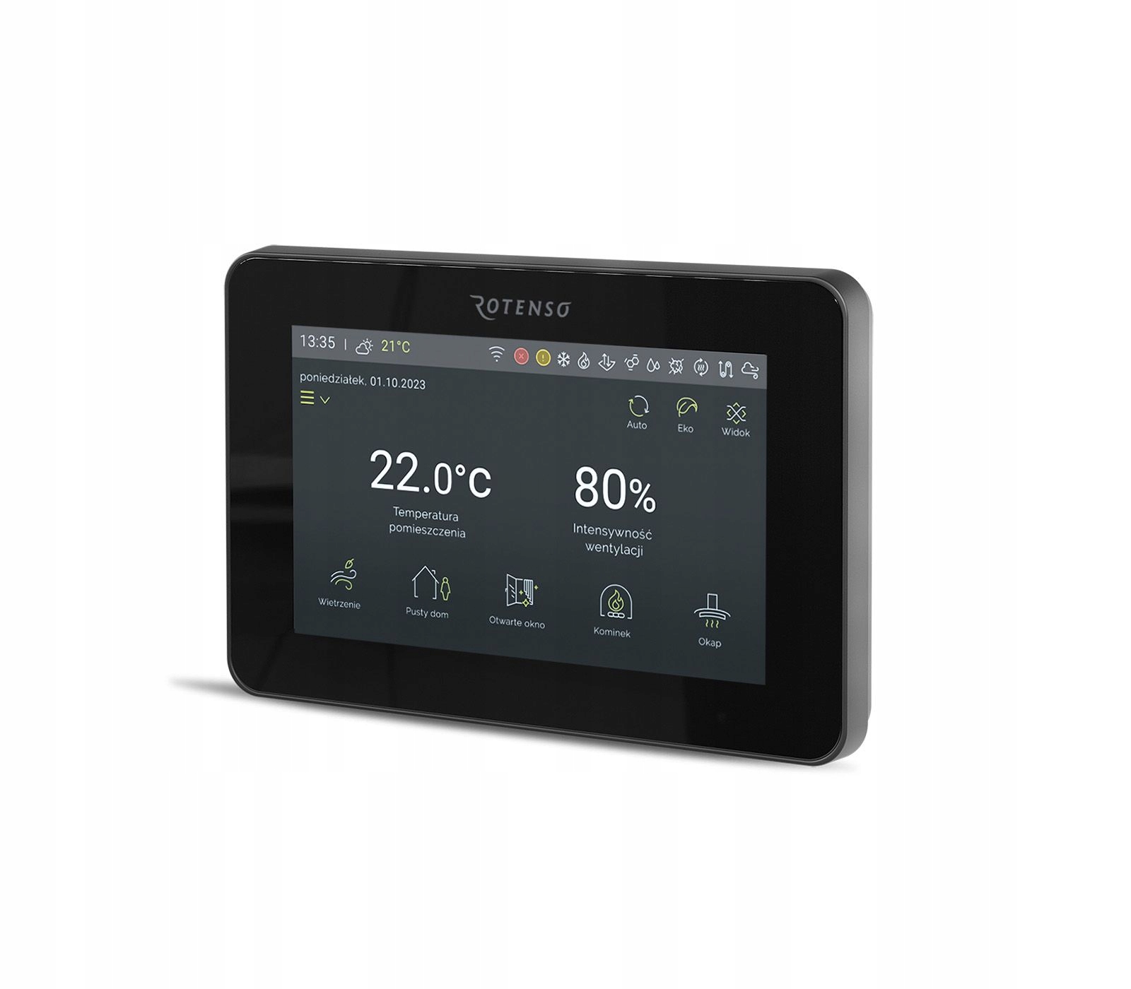 ovládací panel isense 5i čierny