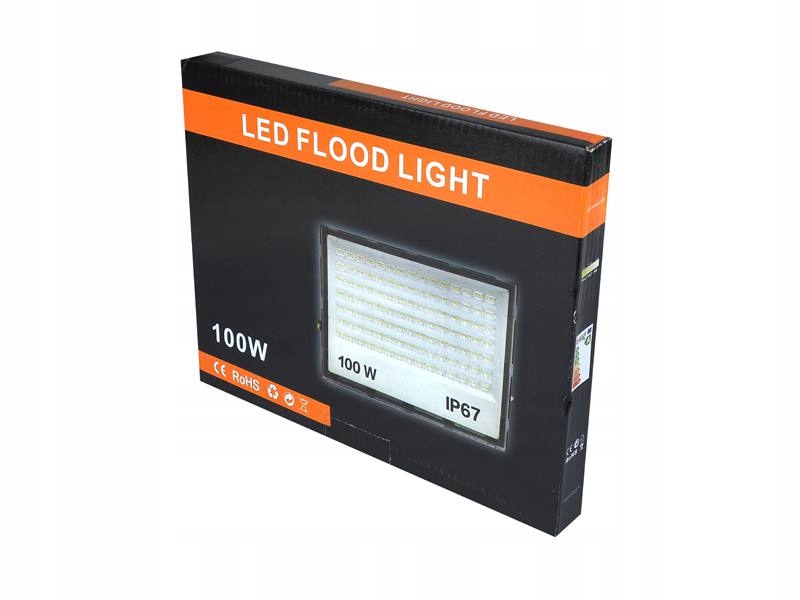 NAŚWIETLACZ LED SLIM 100W 6000K IP67 EAN (GTIN) 5902270784411
