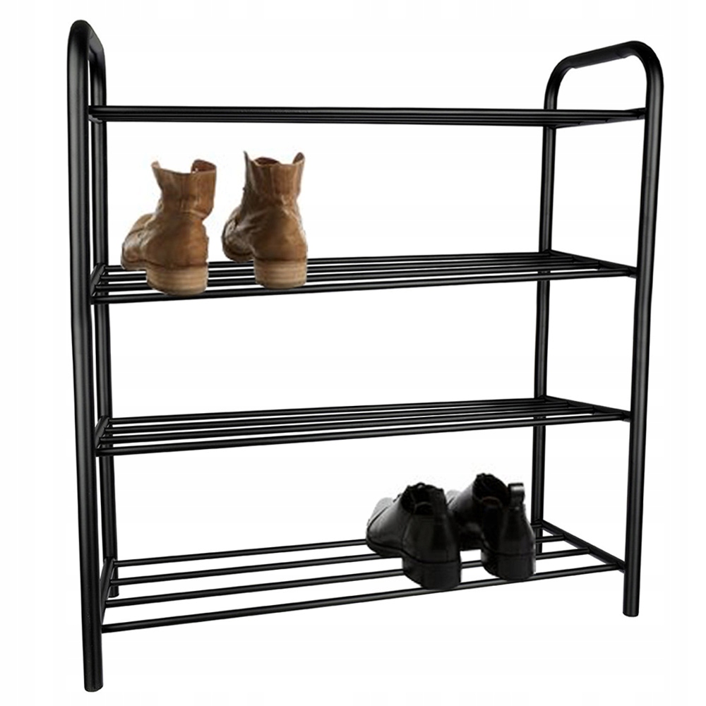 Metalowa Półka Stojak Na Buty Obuwie 4 Poziomy