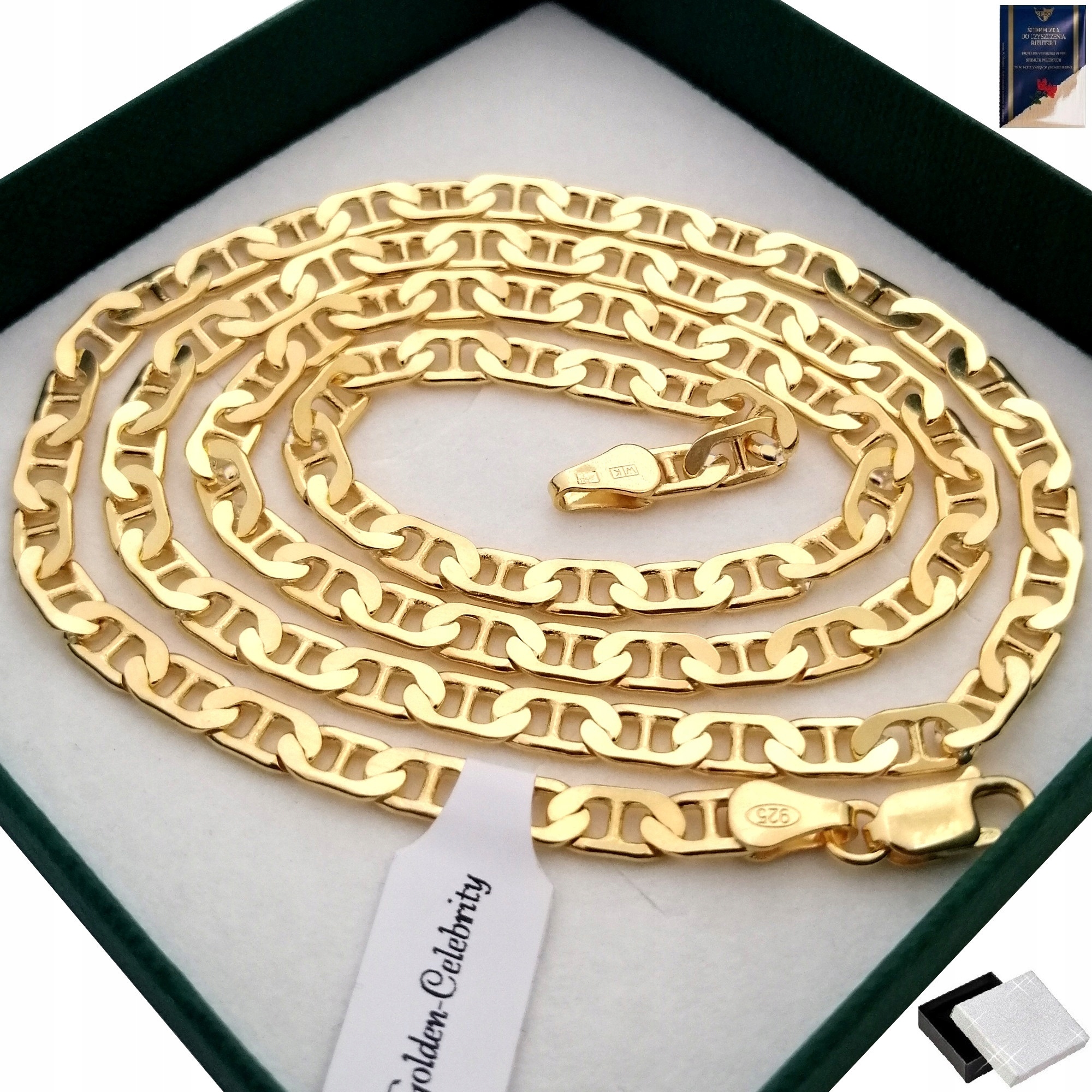 

Złoty Męski Łańcuszek Gucci Pełny 925/585 55CM 14K