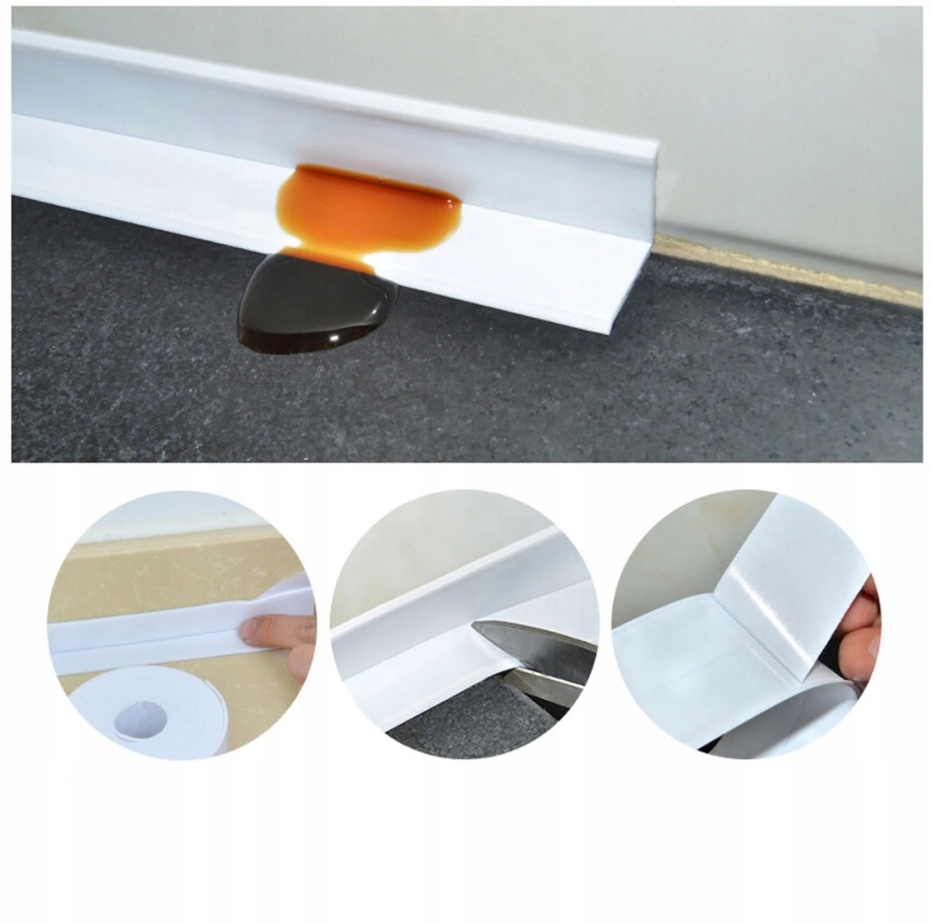 Taśma uszczelniająca PVC 3,2m 38mm Typ uszczelnianie