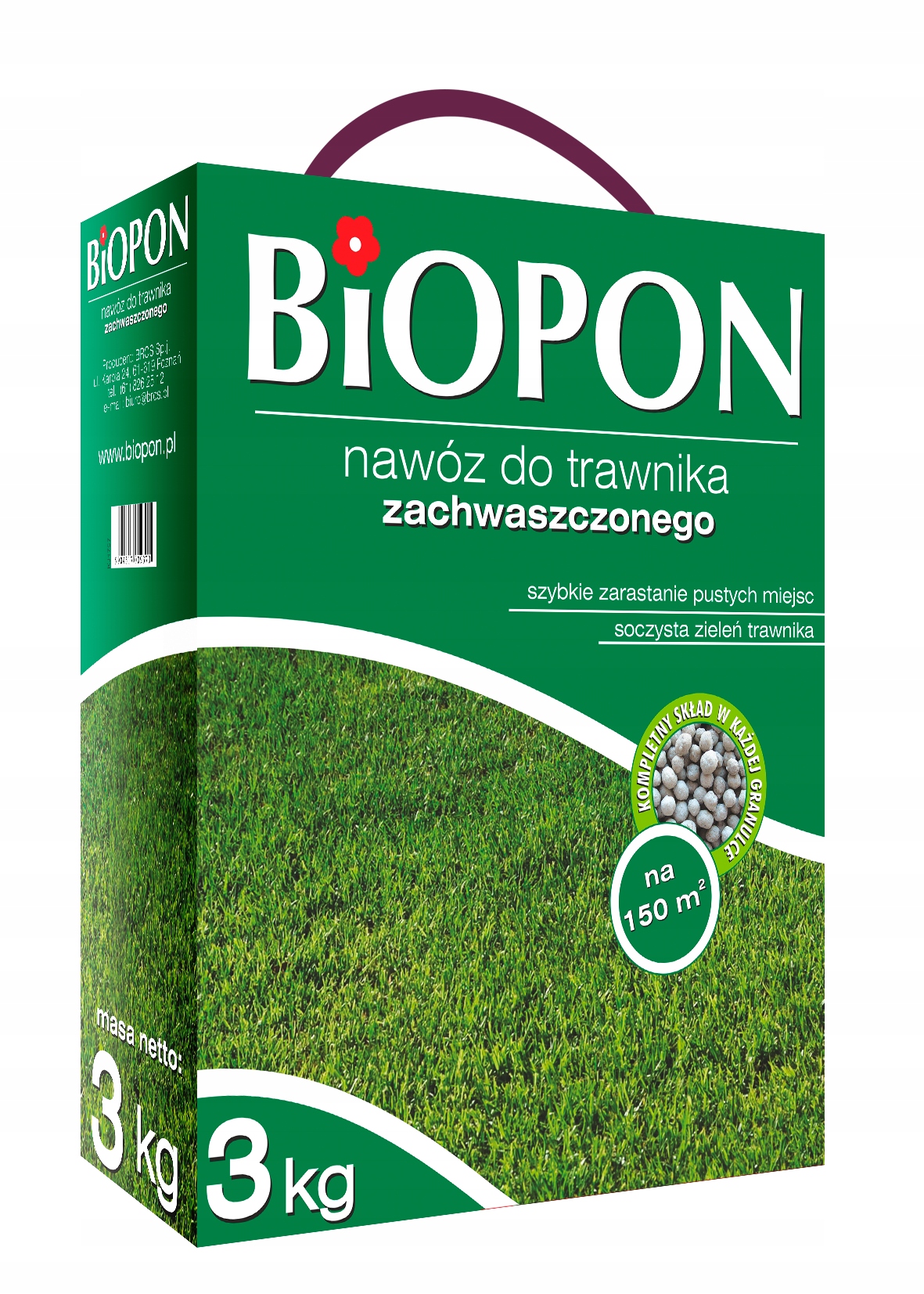 

Nawóz do trawników zachwaszczonych Biopon 3kg