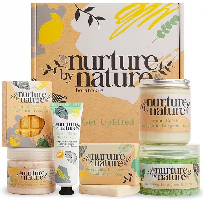 Zestaw upominkowy Nurture by Nature UPLIFT & ENERGISE Prezent Na Walentynki