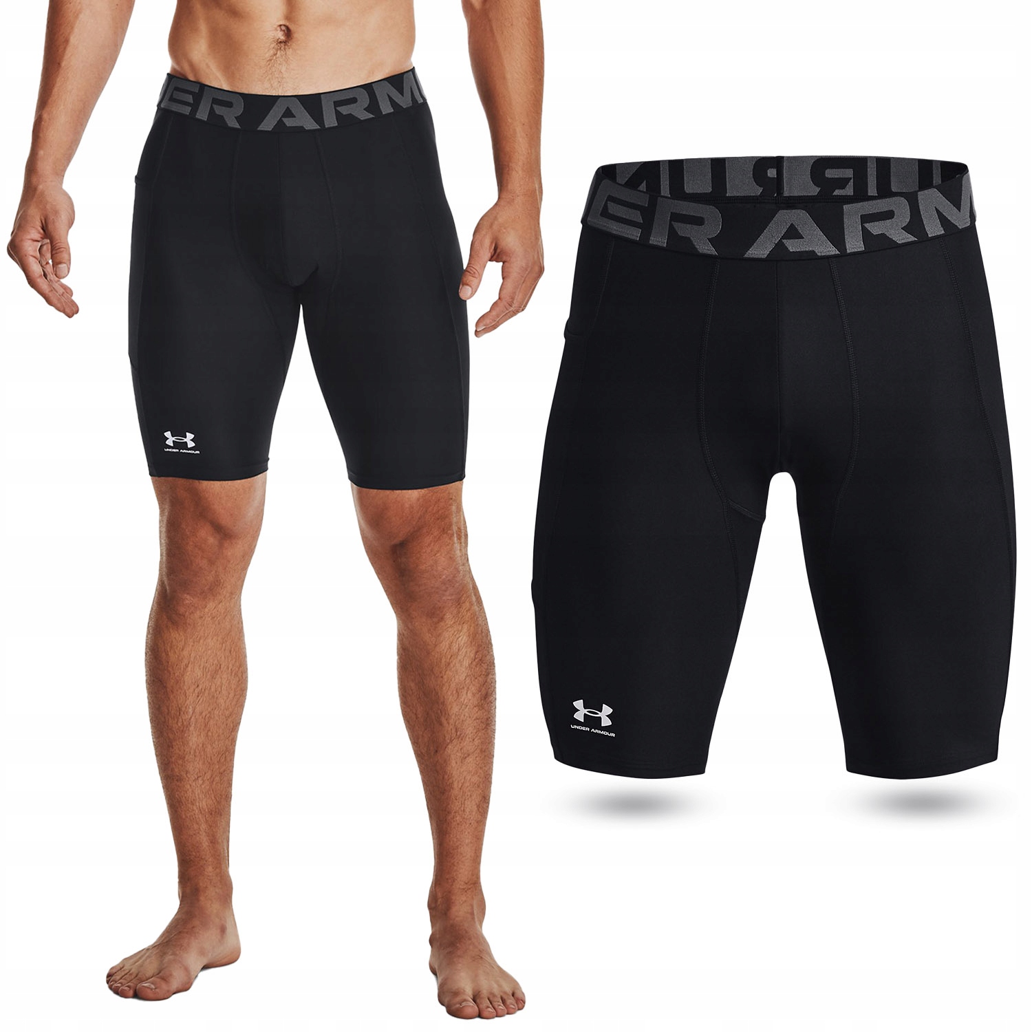 Under Armour Kompresní šortky Hg Armour Lng Shorts-BLK