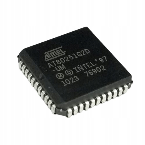 AT80251G2D-UM mikrokontroler 8/16bit, 1kB Ram, 24MHz, PLCC44, Atmel