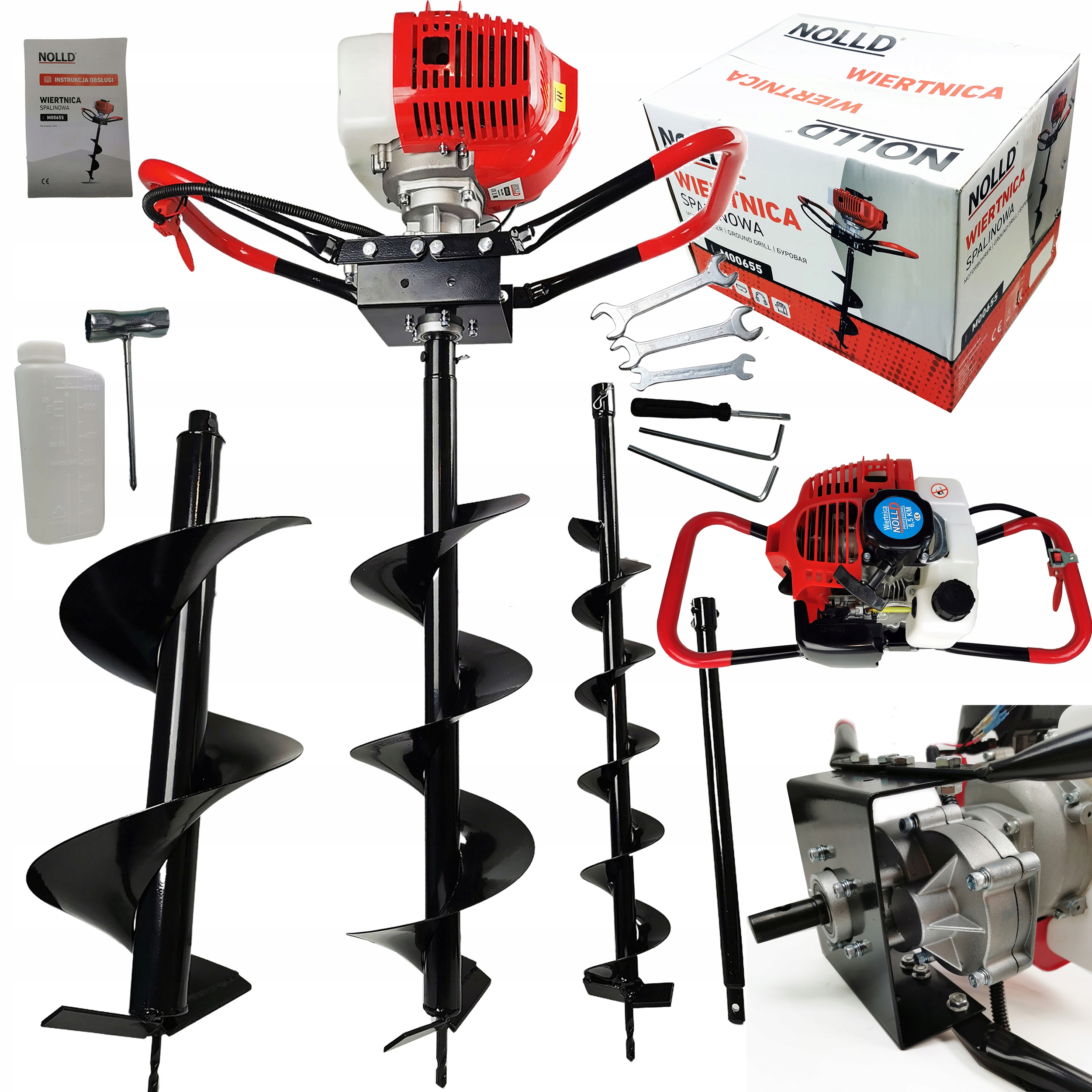 WIERTNICA GLEBOWA NOLLD ŚWIDER + WIERTŁA 10/20/30 Kod producenta M00655