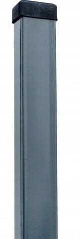 10szt! Słupek ogrodzeniowy 60x40 200 cm Antracyt RAL7016 2m