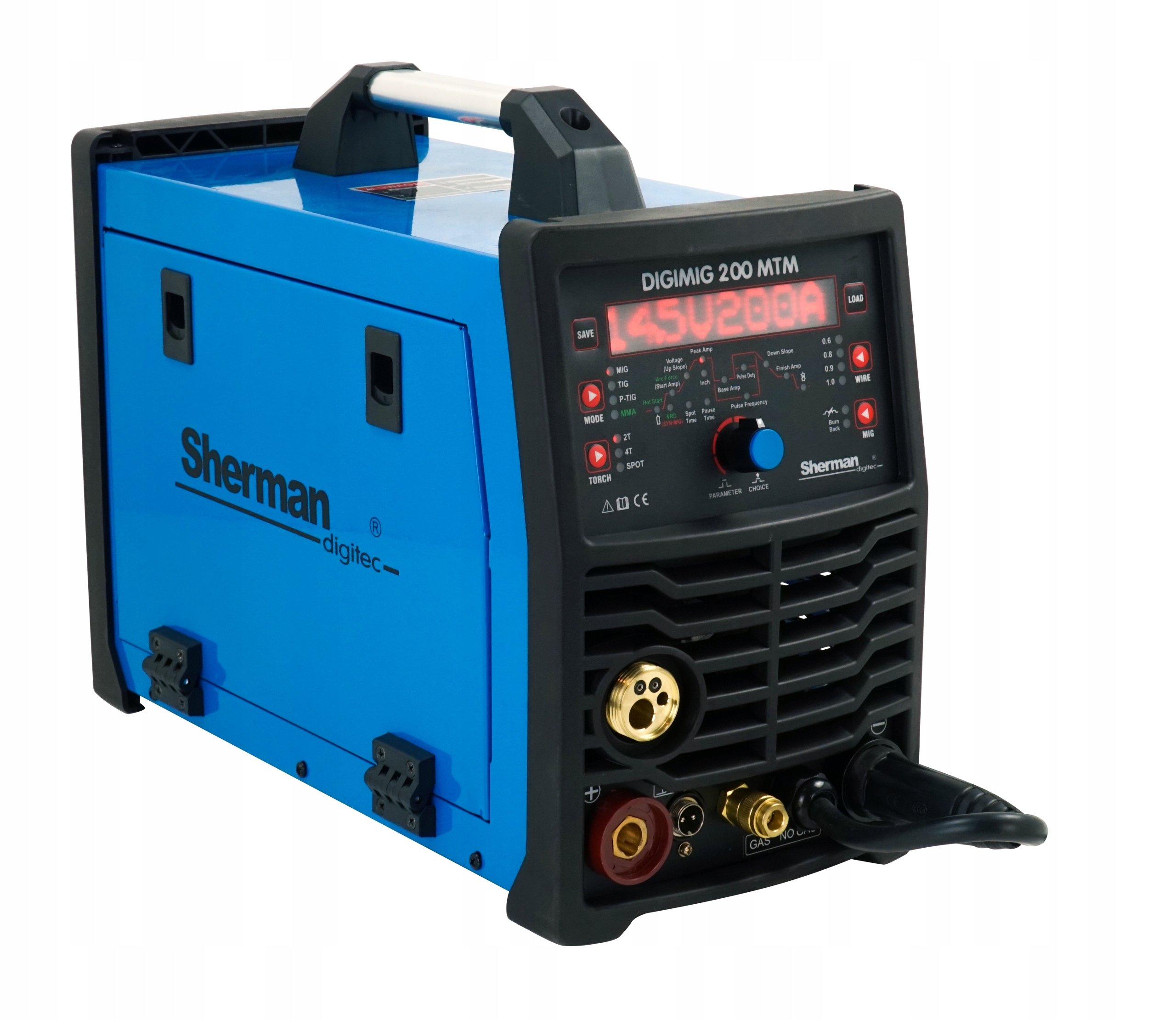 Spawarka MIGOMAT MIG 200 A półautomat PULS TIG DC Marka Sherman