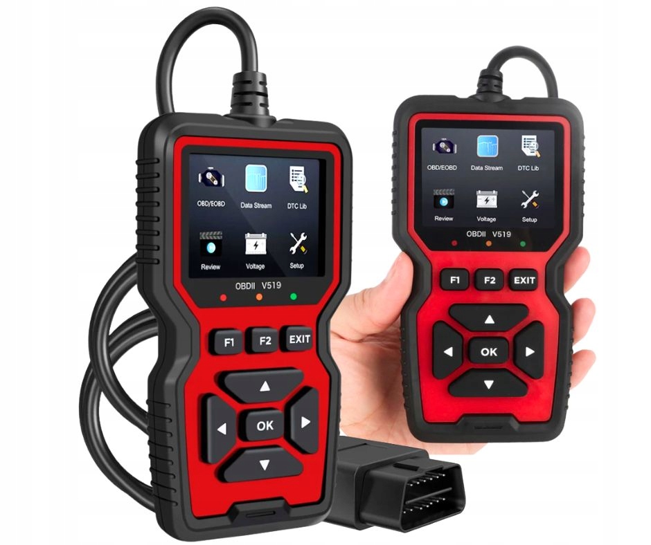 Diagnostický Tester OBD2 Počítač Do Auta Univerzální LCD Skener Přesný