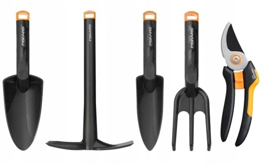 FISKARS ZESTAW NARZĘDZI SOLID 4 + SEKATOR P321