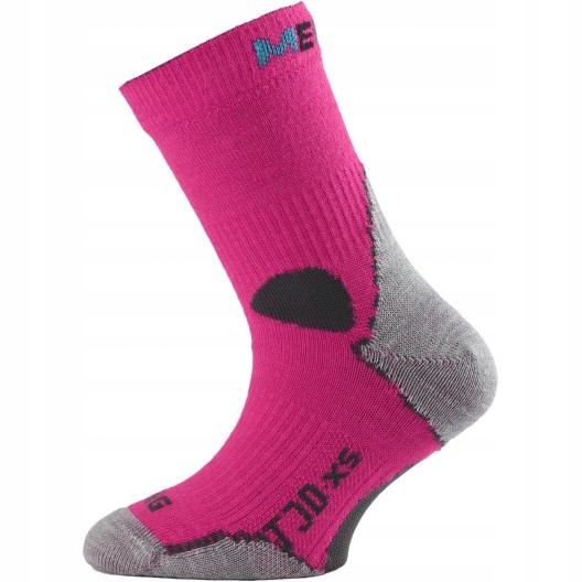 Skarpety dziecięce Lasting Tjd 70% Merino Wool Różowy (408) Xs (34-37)