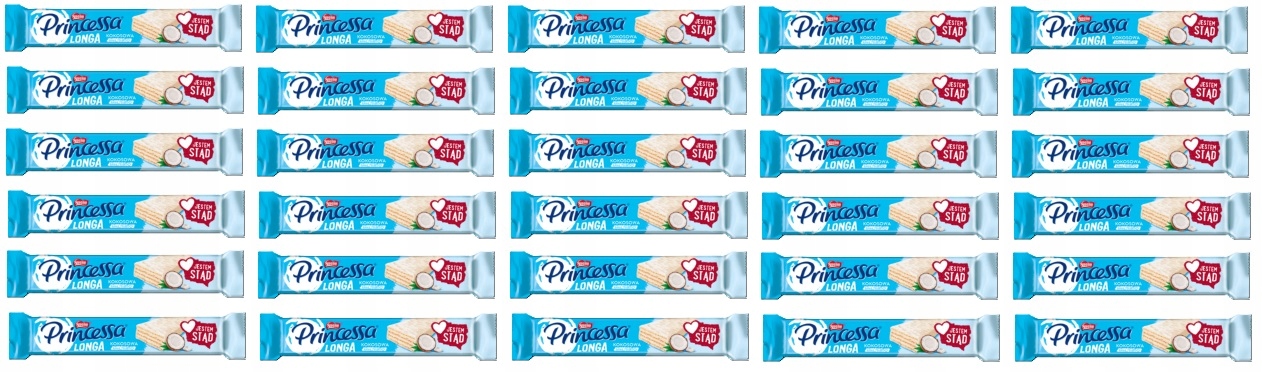 Levně 30 x 40 g Princessa Longa Kokosová Kartonová