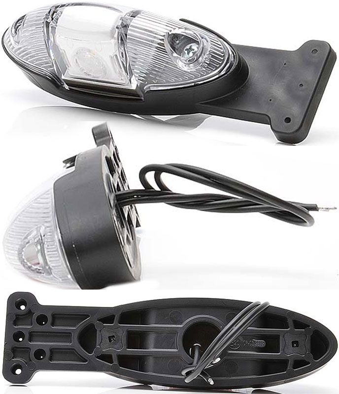 LAMPA OBRYSOWA PRZEDNIO-TYLNA OBRYSÓWKA PRAWA WAŚ