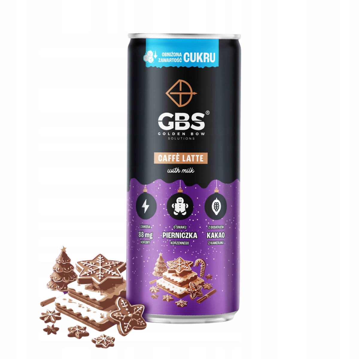Gbs 24x Caffé Latte o smaku Pierniczka korzennego 24x250ml Zgrzewka