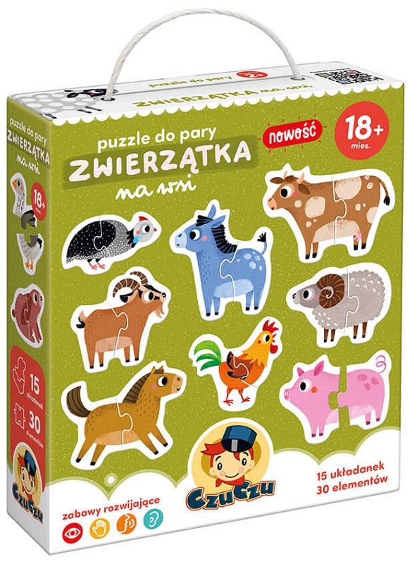 

Zwierzątka Na Wsi puzzle pary układanka Czuczu