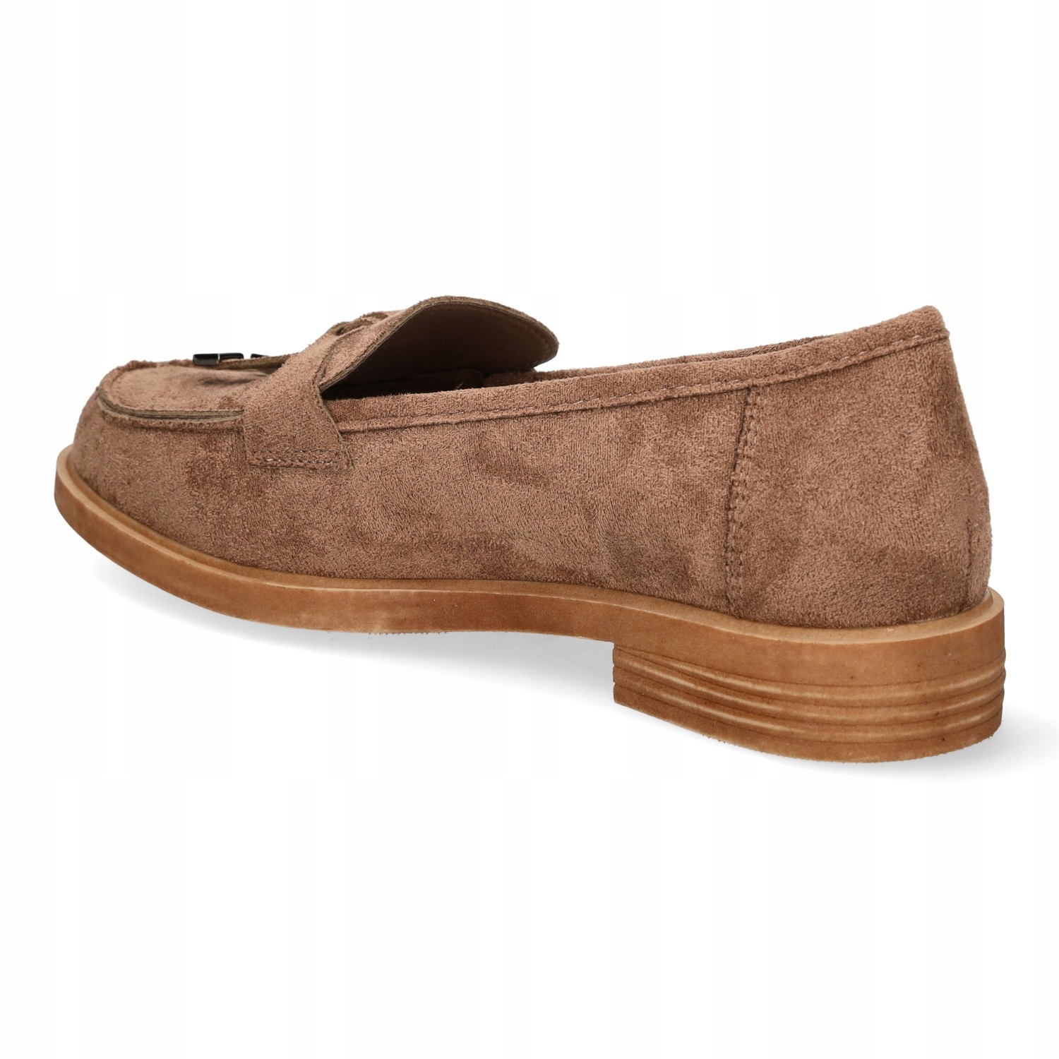 MOKASYNY PÓŁBUTY DAMSKIE VINCEZA BEŻOWE ZAMSZ PŁASKI OBCAS R 40 Model BUTY MOKASYNY PÓŁBUTY