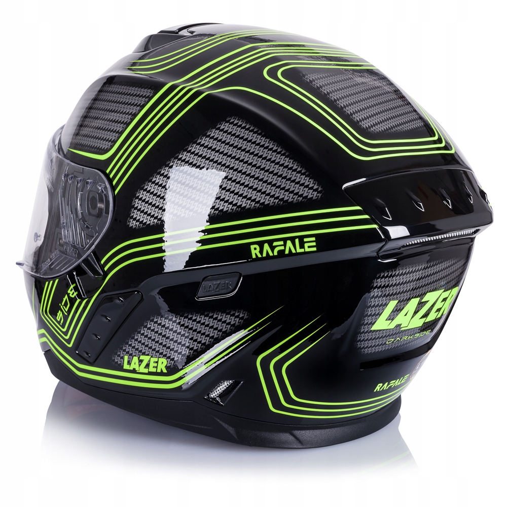 KASK MOTOCYKLOWY LAZER RAFALE DARKSIDE BLENDA L Rodzaj lakieru błyszczący