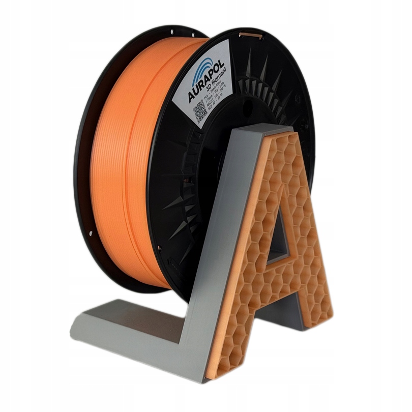 Filament AuraPol Pla Peach Flame Oranžový 1,75 mm 1 kg