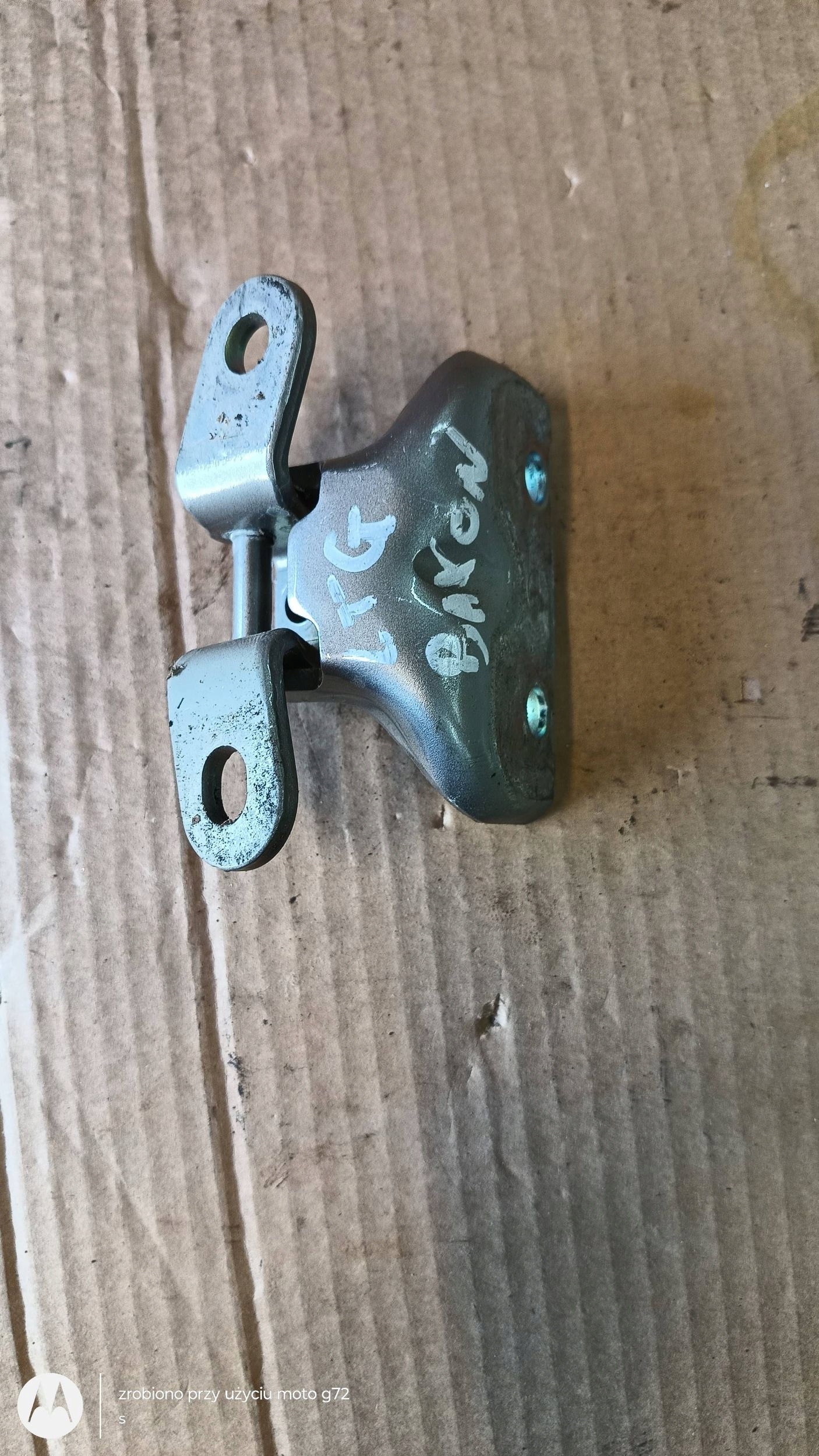 HYUNDAI BAYON 2022 hinge door left rear part upper
