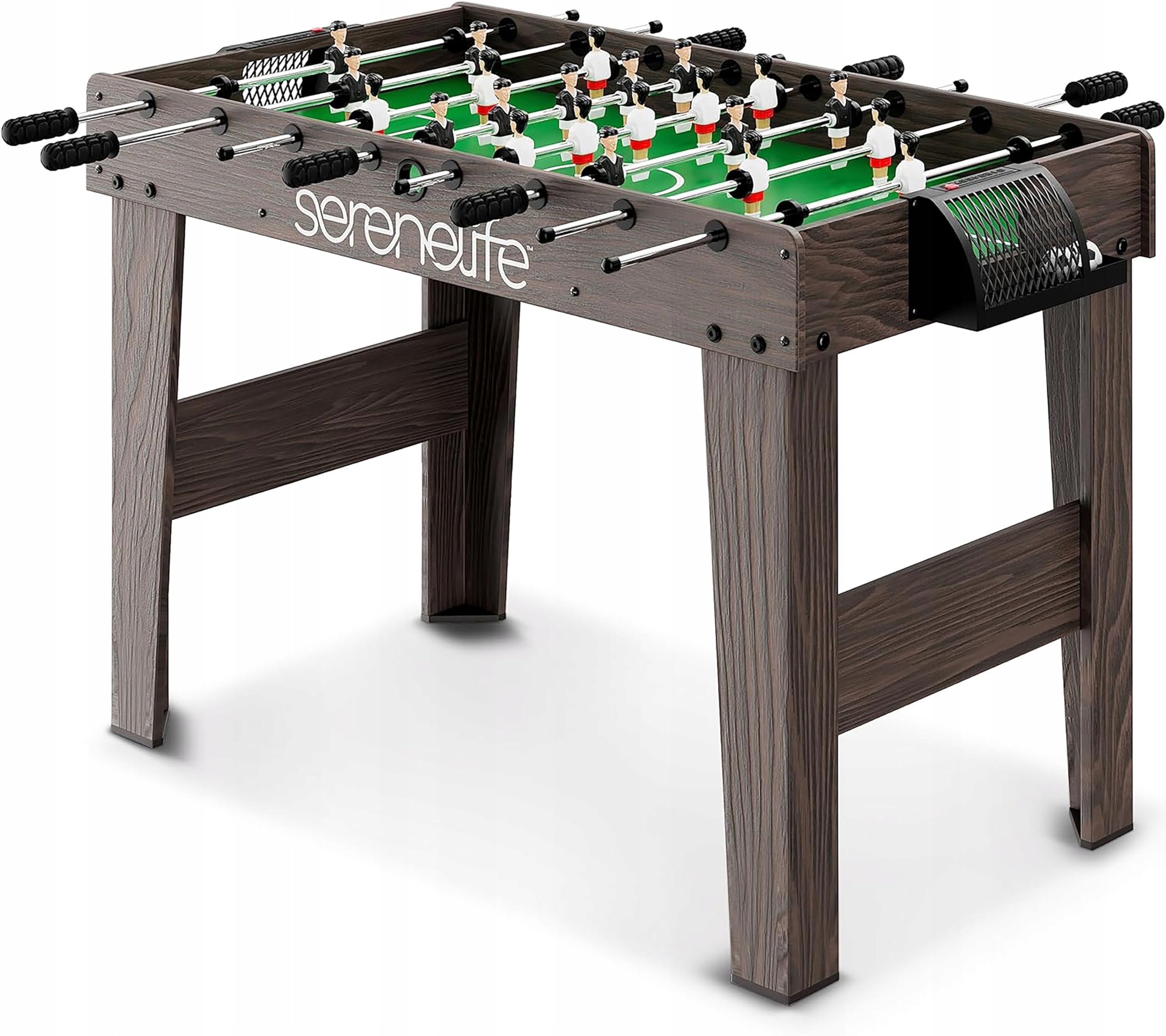 SereneLife Tischkicker Klappbar 110 cm, stabilní Mdf stůl pro děti
