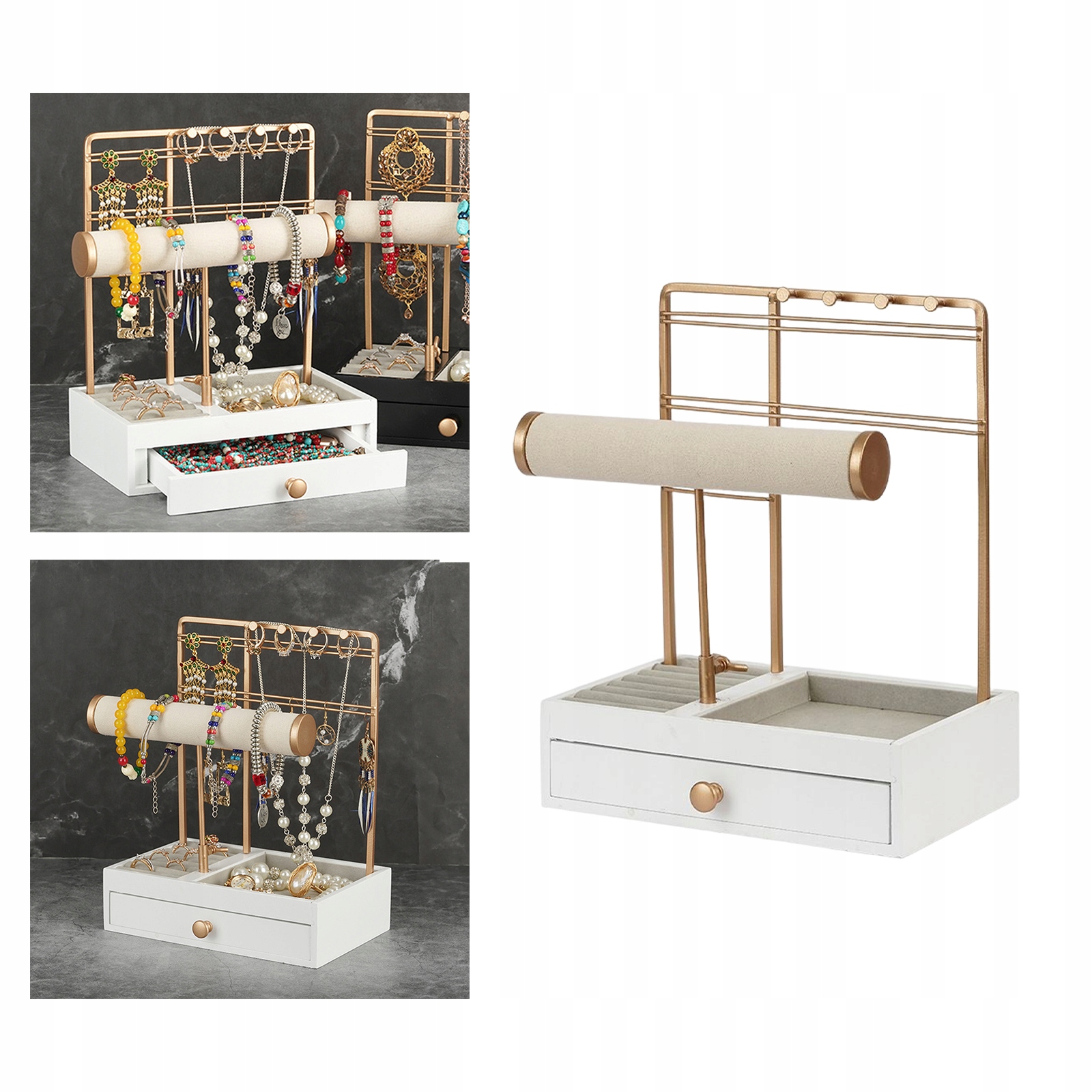 Stojan Na Šperky Organizér Na Náušnice Náhrdelník Náramek Přívěsek Úložiště